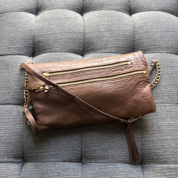 Leather Waverly 3 Way Stella and Dot Crossbody - Picture 5 of 9